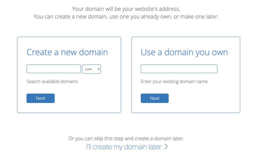 book a free domain name with bluehost